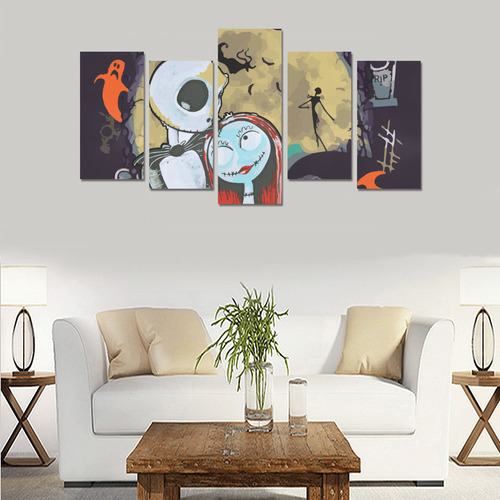 Jack and Sally Canvas 2 Canvas Print Sets E (No Frame)