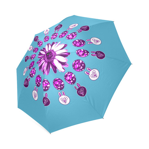 Pink Easter Fun Foldable Umbrella (Model U01)