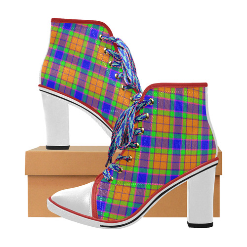 tartan plaid heels