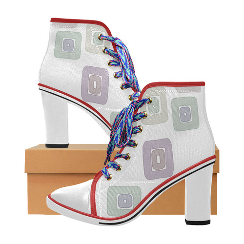 Green and Purple Squares pattern