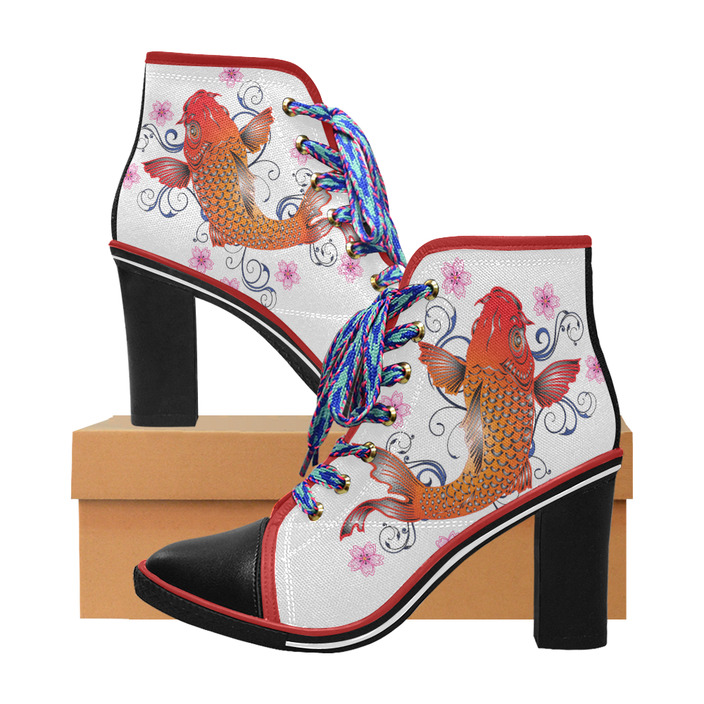 chunky heel lace up ankle booties