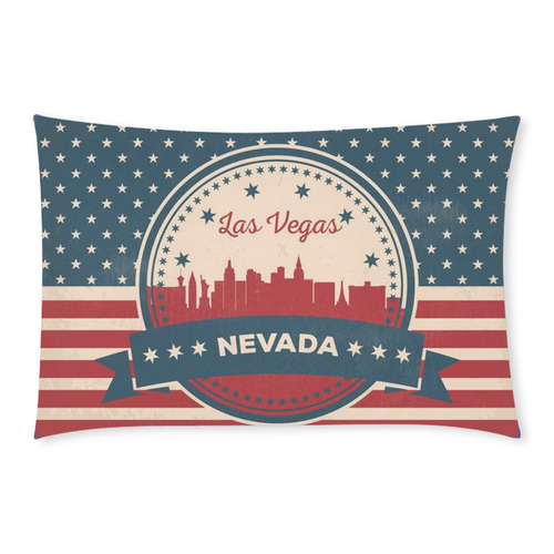 Retro Las Vegas Skyline 3-Piece Bedding Set