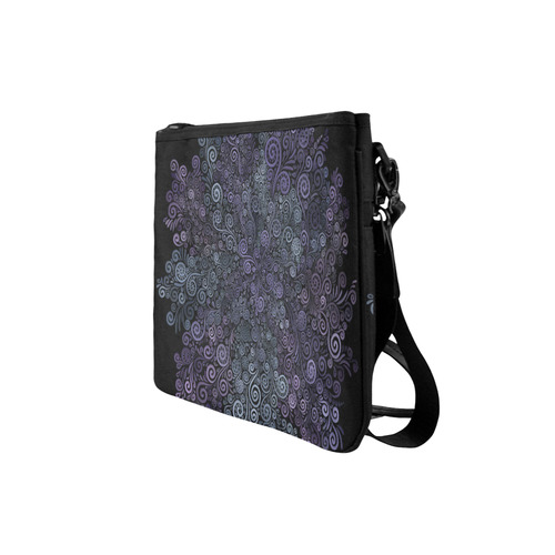 3d Psychedelic Ultra Violet Powder Pastel Slim Clutch Bag (Model 1668)