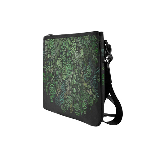 3D Psychedelic Abstract Fantasy Tree Greenery Slim Clutch Bag (Model 1668)