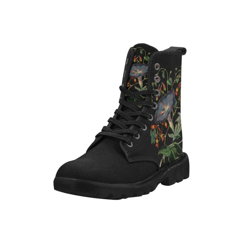 Fantasy Lily Blossom Martin Boots for Women (Black) (Model 1203H)