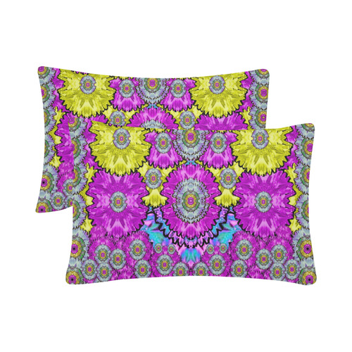 fantasy bloom in Spring time lively colors Custom Pillow Case 20"x 30" (One Side) (Set of 2)