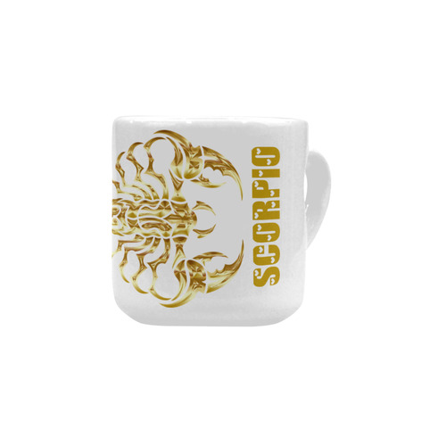 Golden Scorpion Heart-shaped Mug(10.3OZ)