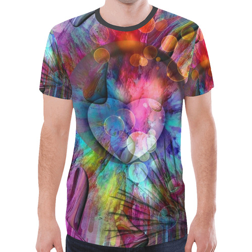 Fantasy of Love by Nico Bielow New All Over Print T-shirt for Men (Model T45)
