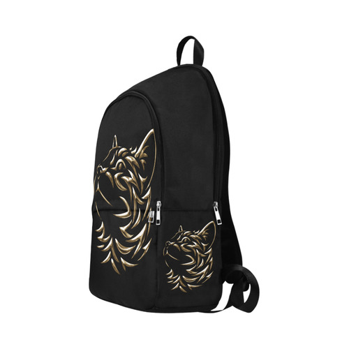 The Golden Cat Fabric Backpack for Adult (Model 1659)
