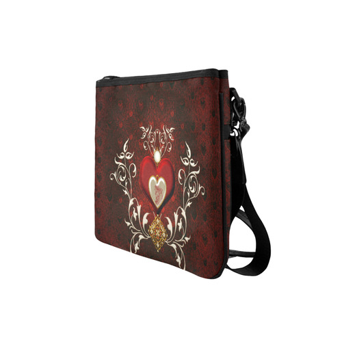 Valentine's day, wonderful hearts Slim Clutch Bag (Model 1668)