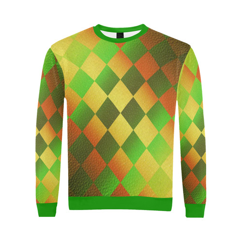 Easter Square All Over Print Crewneck Sweatshirt for Men (Model H18)