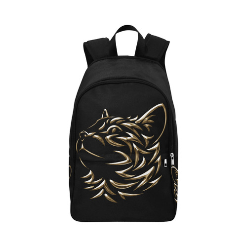 The Golden Cat Fabric Backpack for Adult (Model 1659)