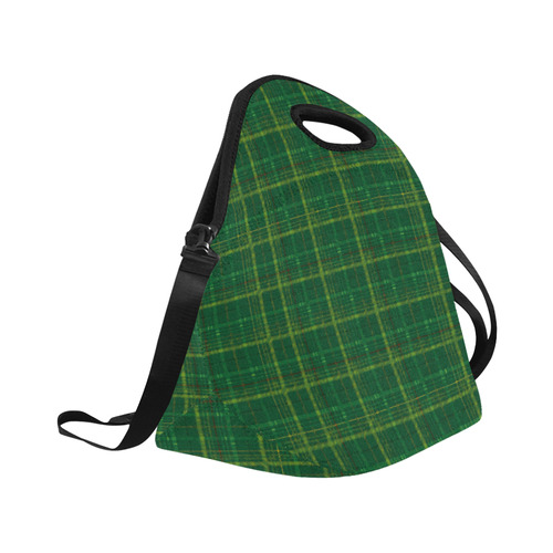irish style tartan Neoprene Lunch Bag/Large (Model 1669)