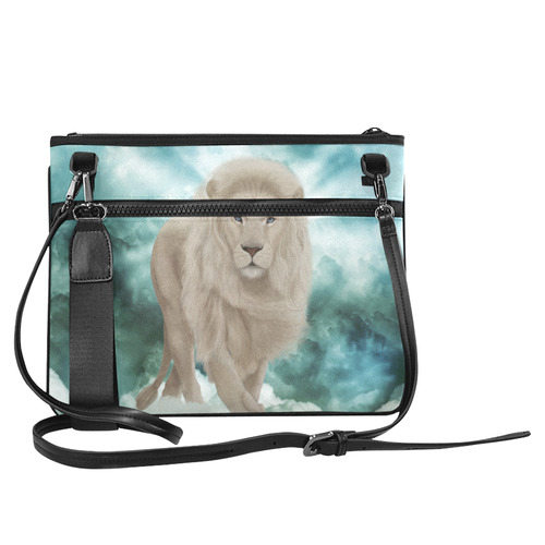 The white lion in the universe Slim Clutch Bag (Model 1668)