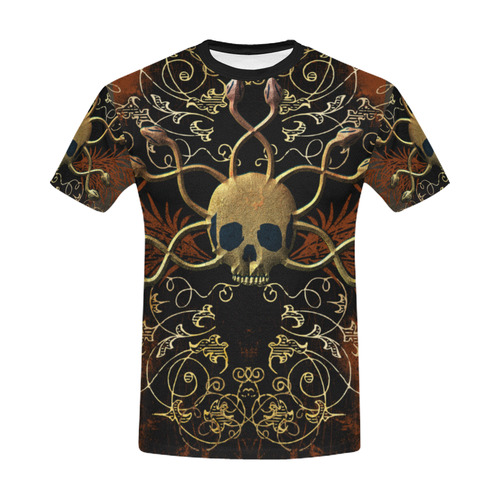 Amazing skull All Over Print T-Shirt for Men/Large Size (USA Size) Model T40)