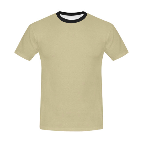 CREAM All Over Print T-Shirt for Men/Large Size (USA Size) Model T40)