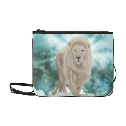 The white lion in the universe Slim Clutch Bag (Model 1668)