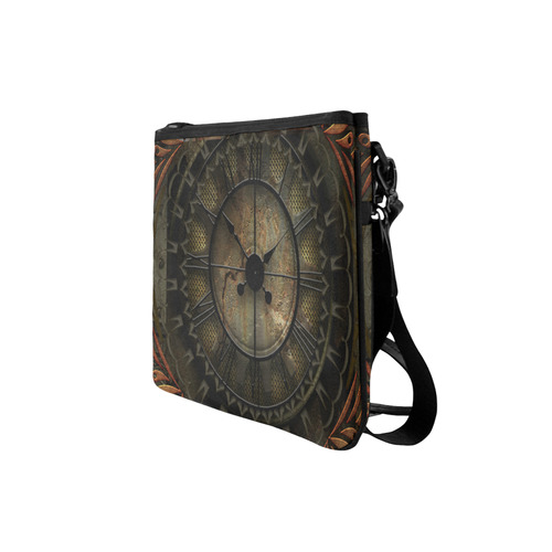 Steampunk, clockswork Slim Clutch Bag (Model 1668)