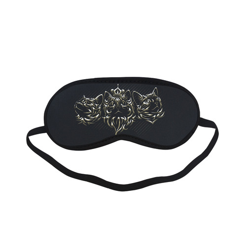 Golden Queen Cats Sleeping Mask