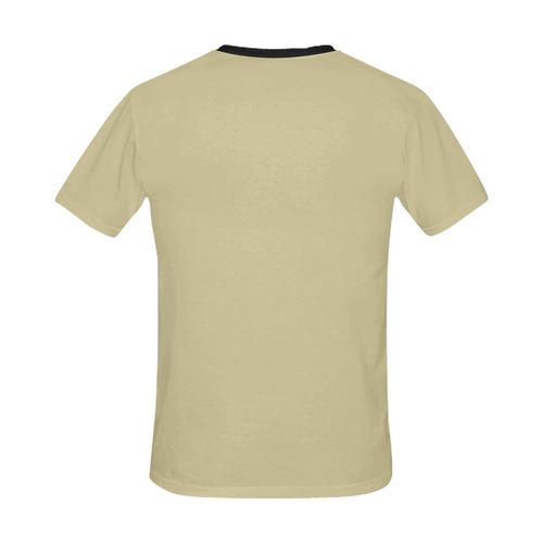 CREAM All Over Print T-Shirt for Men/Large Size (USA Size) Model T40)