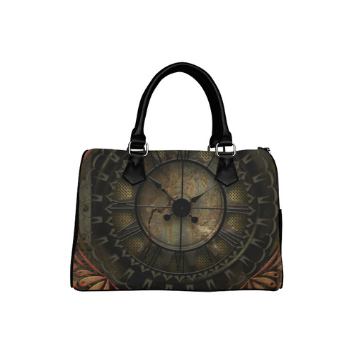 Steampunk, clockswork Boston Handbag (Model 1621)