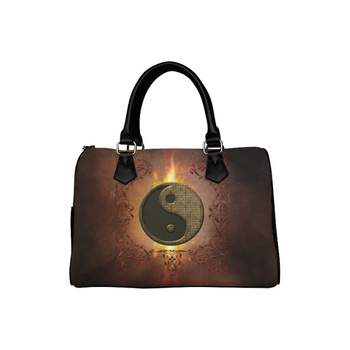 The sign ying and yang Boston Handbag (Model 1621)