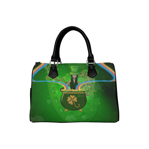 Happy St. Patrick's day Boston Handbag (Model 1621)