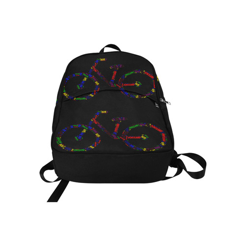 Backpack Colorful Bikes Fabric Backpack for Adult (Model 1659)
