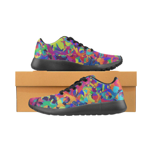 Rainbow Smash Women's Running Shoes/Large Size (Model 020)