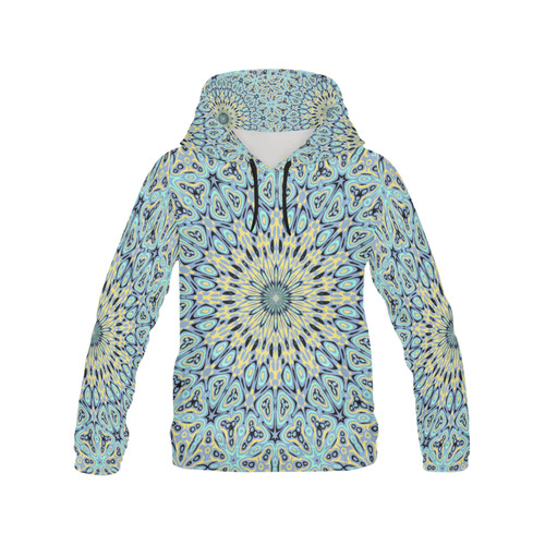 Oriental Kaleido 10 by JamColors All Over Print Hoodie for Men/Large Size (USA Size) (Model H13)