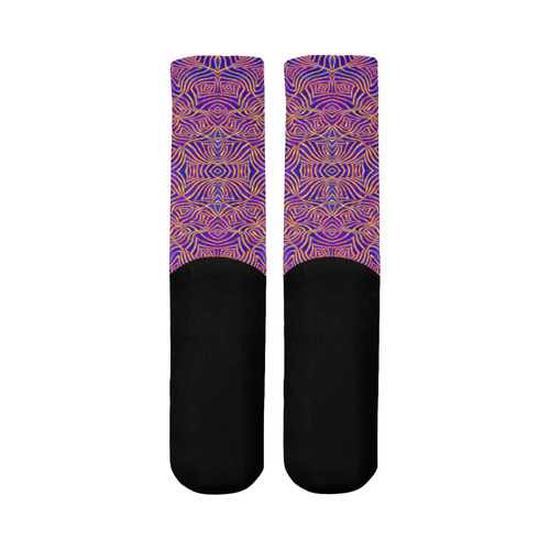 Deeper Into Madness Mid-Calf Socks (Black Sole)