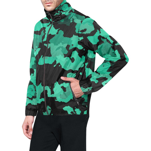 new modern camouflage B by JamColors Unisex All Over Print Windbreaker (Model H23)