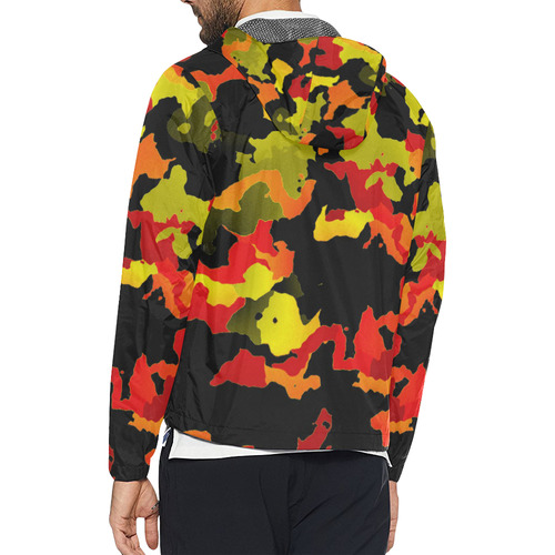 new modern camouflage F by JamColors Unisex All Over Print Windbreaker (Model H23)