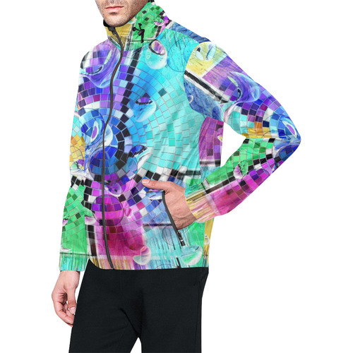 Colors Dream by Nico Bielow Unisex All Over Print Windbreaker (Model H23)