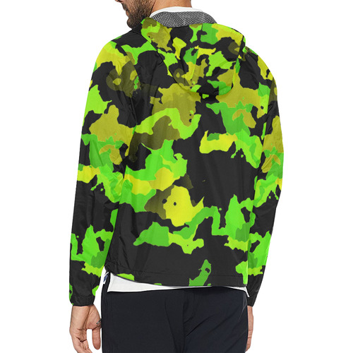new modern camouflage E by JamColors Unisex All Over Print Windbreaker (Model H23)