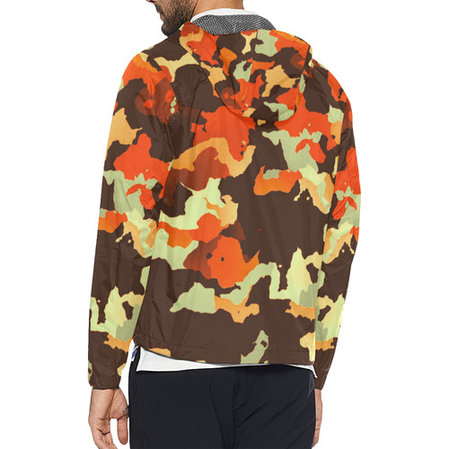 new modern camouflage C by JamColors Unisex All Over Print Windbreaker (Model H23)