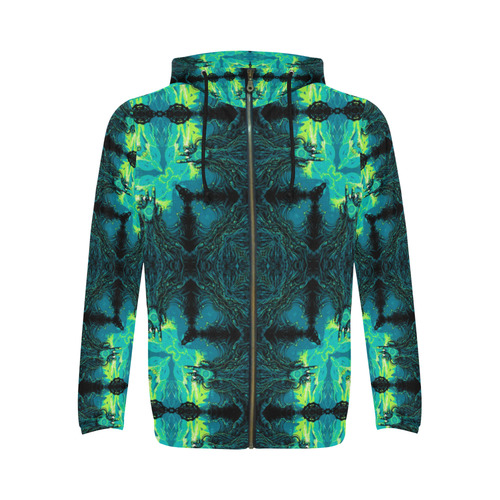 Darkstar Arra Reaper All Over Print Full Zip Hoodie for Men (Model H14)