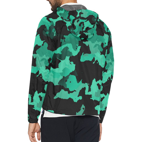 new modern camouflage B by JamColors Unisex All Over Print Windbreaker (Model H23)