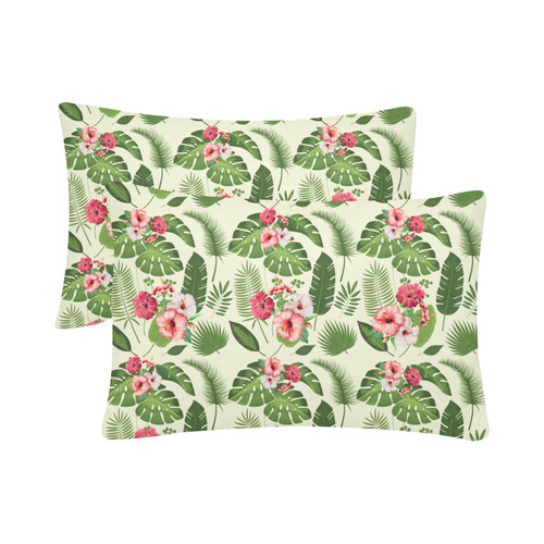 Tropical Custom Pillow Case 20"x 30" (One Side) (Set of 2)