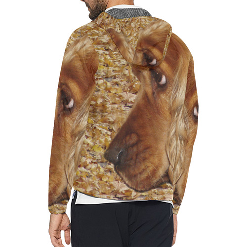 Dog Cocker Spaniel Unisex All Over Print Windbreaker (Model H23)