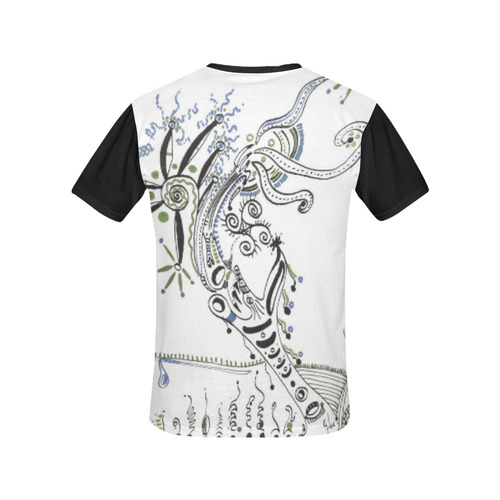 GERMINACIÓN EXPONTÁNEA EN UNA LATA DE JUDIAS 001 All Over Print T-shirt for Women/Large Size (USA Size) (Model T40)