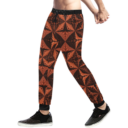 Exx Pattern Men's All Over Print Sweatpants (Model L11)