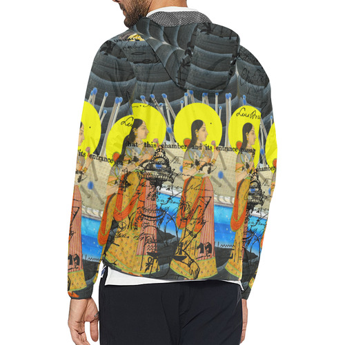 1, 2, 3 V Unisex All Over Print Windbreaker (Model H23)