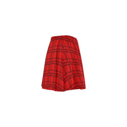 Plaid Red & Black VAS2 Mini Skating Skirt (Model D36)