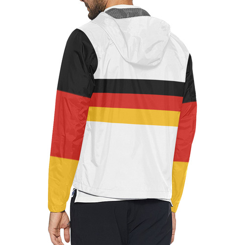 German Flag Colored Stripes Unisex All Over Print Windbreaker (Model H23)