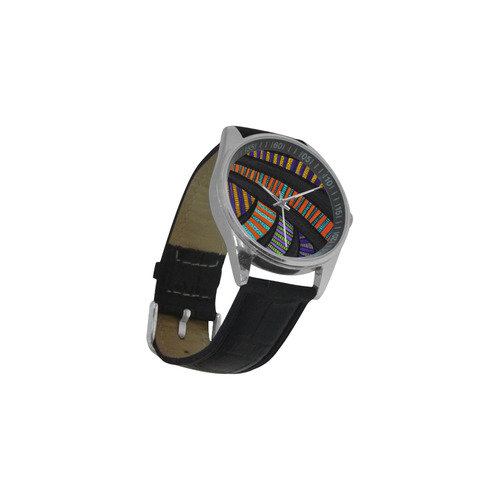 SIN TÍTULO Nº 94 001 Men's Casual Leather Strap Watch(Model 211)