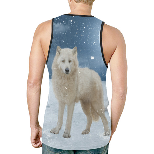 Awesome arctic wolf New All Over Print Tank Top for Men (Model T46)