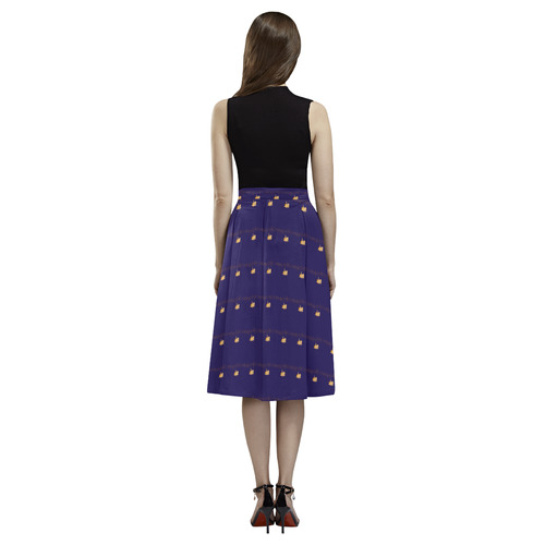 Royal Night Aoede Crepe Skirt (Model D16)