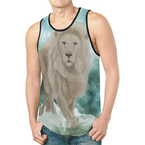 The white lion in the universe New All Over Print Tank Top for Men (Model T46)
