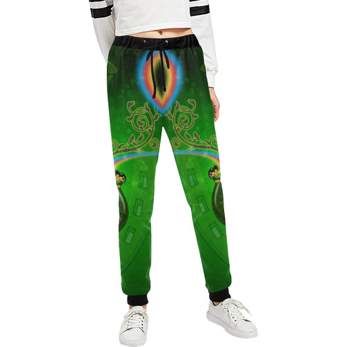 Happy St. Patrick's day Unisex All Over Print Sweatpants (Model L11)